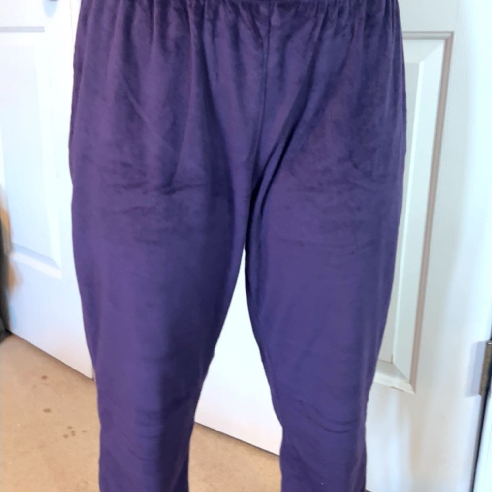 Purple Velvet Pants